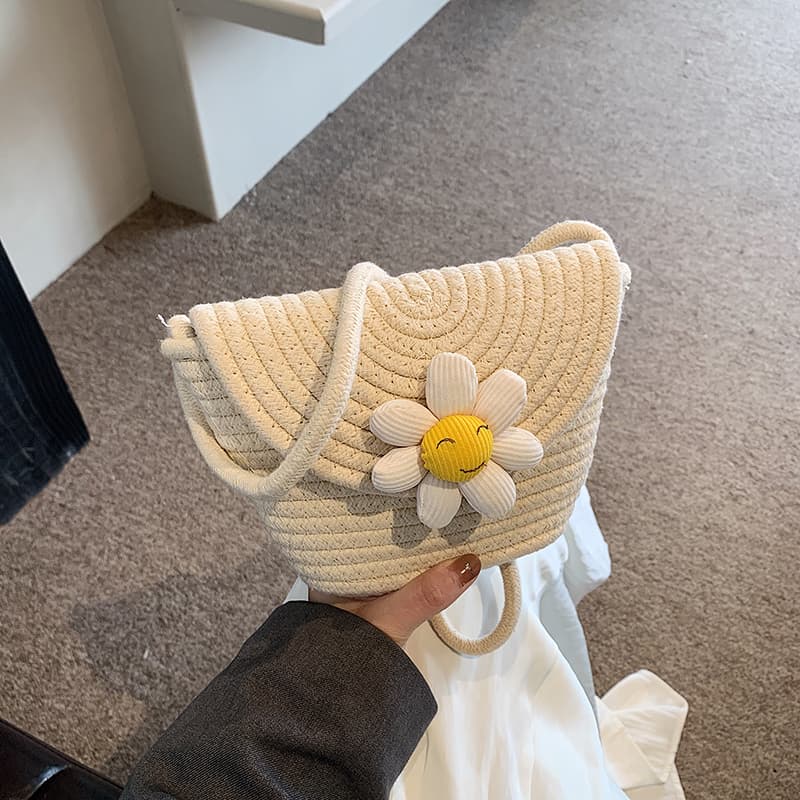 カゴバッグ ほほえみ デイジーカゴショルダー
