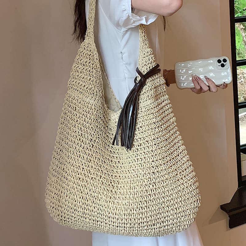 カゴバッグ 夏色マルシェ カゴトートバッグ
