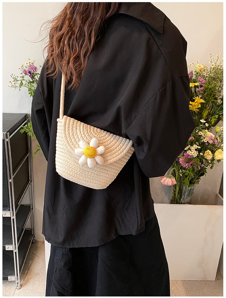 カゴバッグ ほほえみ デイジーカゴショルダー
