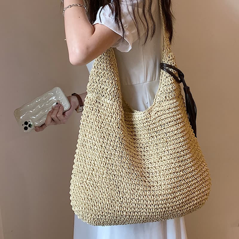 カゴバッグ 夏色マルシェ カゴトートバッグ