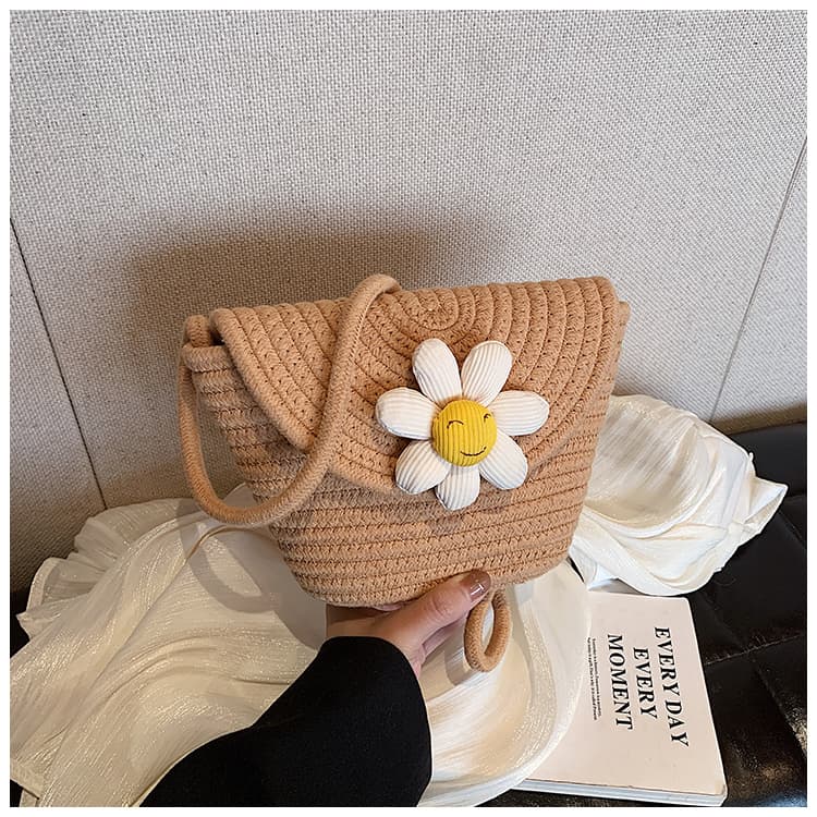 カゴバッグ ほほえみ デイジーカゴショルダー